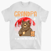 Personalized Grandma Like A Dad Only Cool Bear Printed with Child's Name Clothes